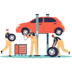 كراج متنقل الكويت تواير سيارات في الكويت